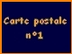 Carte postale n�1